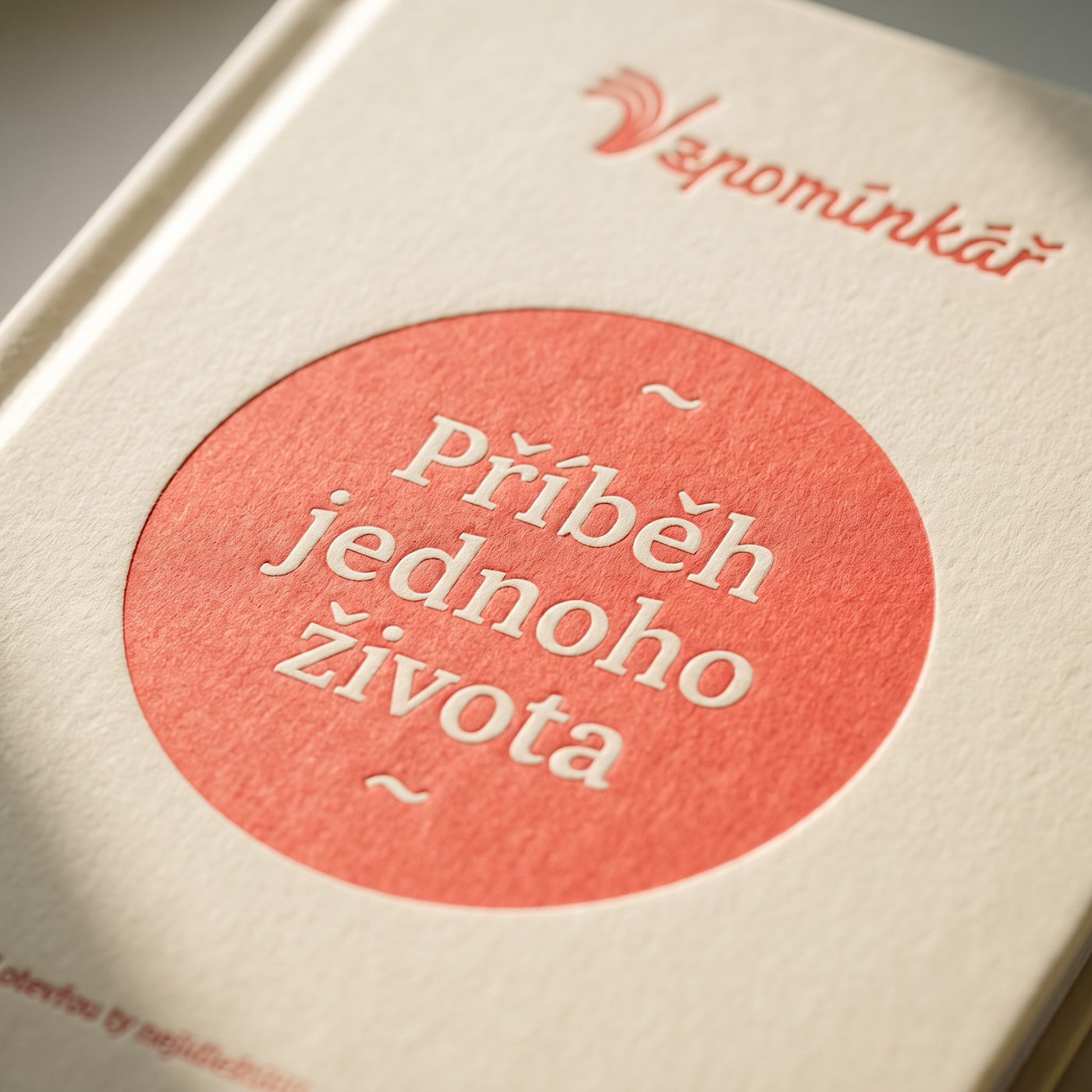 Detail obálky knihy Vzpomínkář